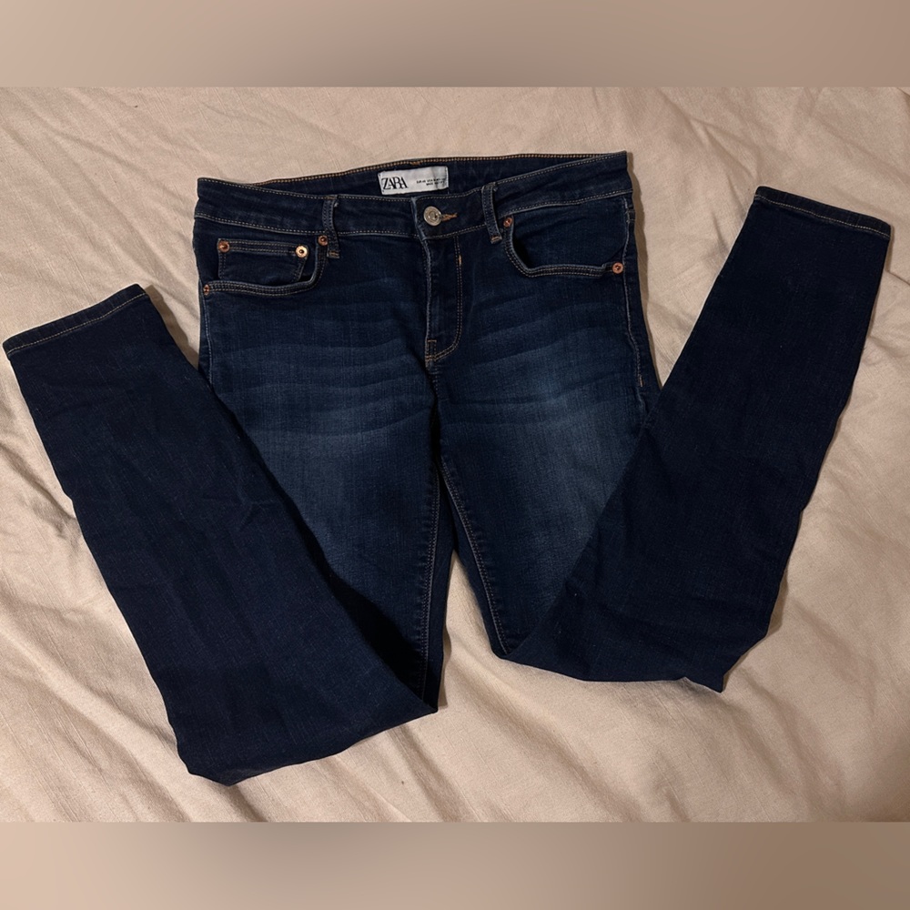 ZARA | Dark Blue Skinny jeans